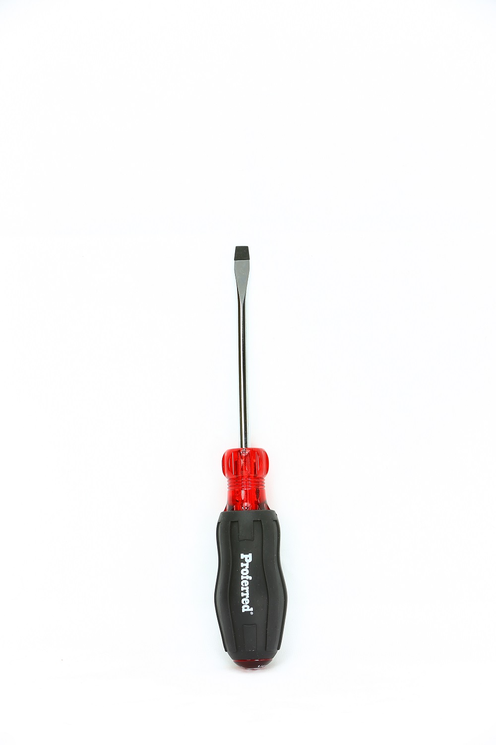 PROFERRED SCREWDRIVER SLOTTED 1/4'' X 4'' RED ACETATE